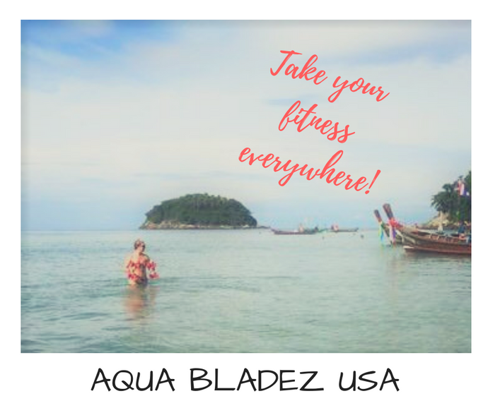 Great for JetLag? Take Your Fitness Everywhere, pack your Aqua Bladez