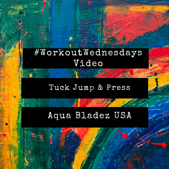 Workout Wednesday - Tuck Jump & Press - pool workout